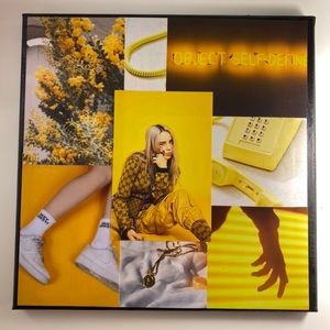 Yellow aesthetic picture collage